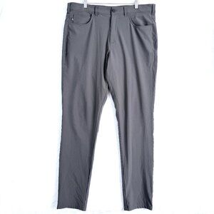 MIZZEN + MAIN Helmsman Athletic Taper Slim Lightweight Stretch Chino Pants 36